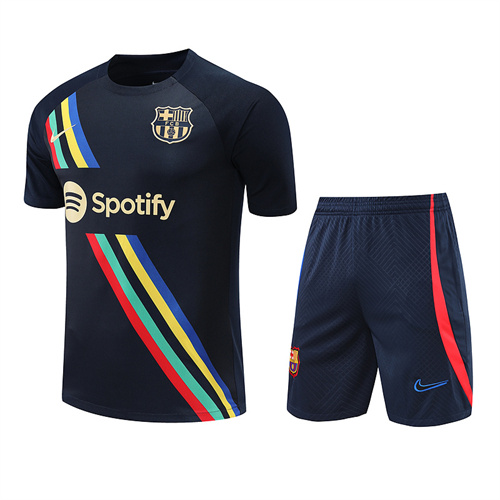 AAA Quality Barcelona 22/23 Navy Blue Training Kit Jerseys